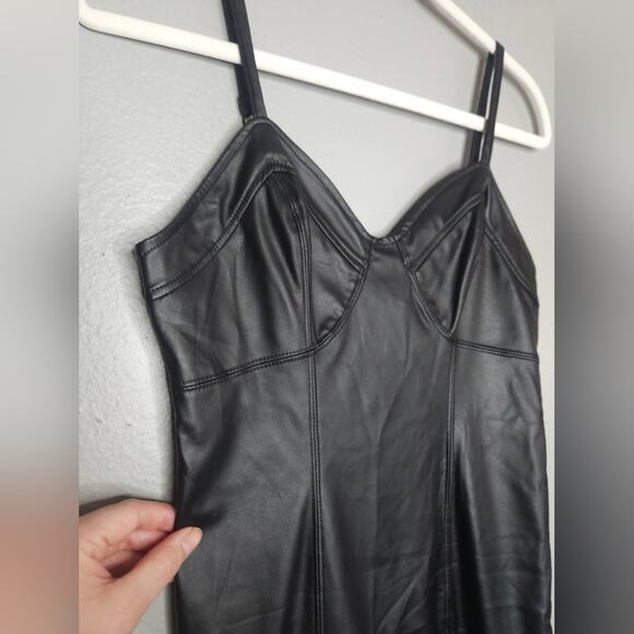 Free people say no more leather mini dress - Picture 5 of 9